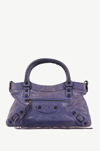 Balenciaga First Bleu Lavande Agneau Shoulder Bag - Bild 1 von 12
