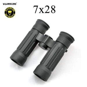 Visionking 7x28 Alta Calidad Negro Caza Impermeable Techo Binoculares - Imagen 1 de 4