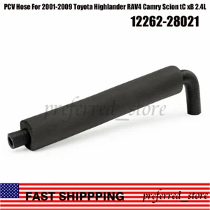 12262-28021 PCV Hose For Toyota Highlander RAV4 Camry Scion tC xB 2.4L 2001-2009 - Picture 1 of 11