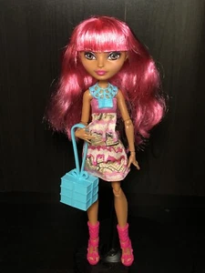 Ever After High Doll Ginger Breadhouse Doll Dress Book Party Pink Hair Necklace - Picture 1 of 11