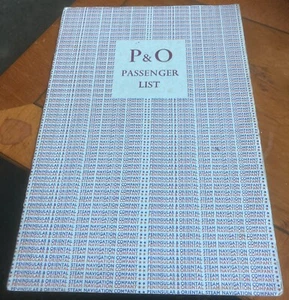 Rare Orient Line/P&O Collectables - SS Stratheden Passenger List, 1951 - Picture 1 of 12