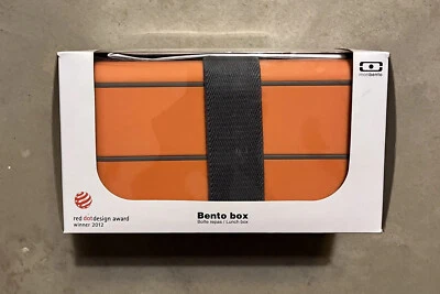 Caja Bento MB Original LONCHERA 1L Naranja Libre de BPA 2 Nivel 7 piezas Preparación de comidas Foto 1 de 4