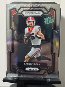 Selecciones del draft de Panini Prizm 2024 Carson Beck prospecto clasificado radiocontrol novato Georgia - Imagen 1 de 6