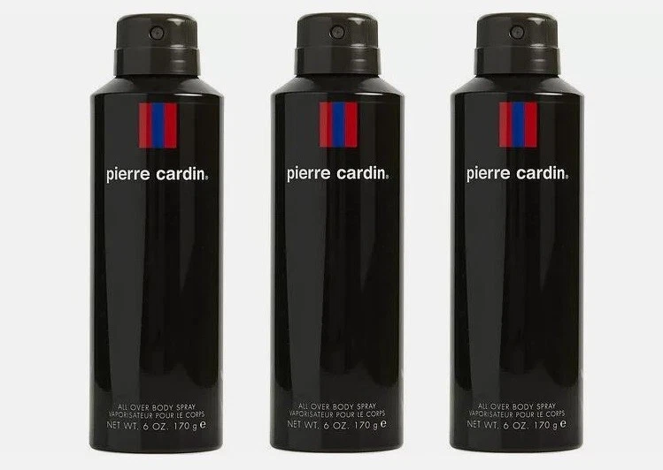 *PAQUETE DE 3* Pierre Cardin spray para todo el cuerpo para hombres 6 oz 170 g NUEVO EN LATA Foto 1 de 1