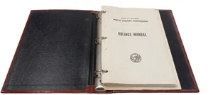 Vintage 1960's California Public Utilities Commission RULINGS MANUAL RARE!! - Picture 1 of 8