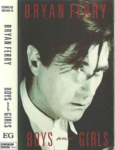 Bryan Ferry Boys And Girls CASSETTE ALBUM EG EGMC 62 Electronic Pop Synth-pop - Picture 1 of 6