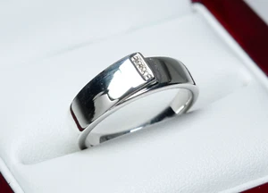 925 Argento - Originale ANELLO Designer CHRIST - Diamanti - Imagen 1 de 7