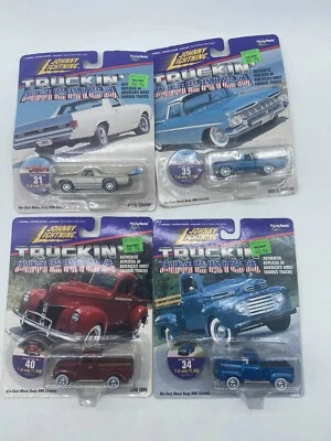 Johnny Lightning Truckin America Lot Of 4 1940 & 1950 Ford 1959 &1971 El Camino - Image 1 of 4