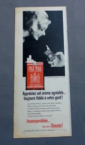 PUB PUBLICITE ANCIENNE ADVERT CLIPPING 281017 / CIGARETTE PALL MALL INCOMPARABLE - Imagen 1 de 1