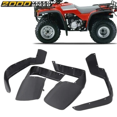 Fit For 96-00 Honda FourTrax TRX300 TRX 300 FW Fender Flaps Mud Splash Guards US — 第 1/4 张图片
