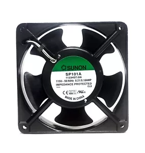 1pz Ventilatore AC SUNON 12cm SP101A 1123-HST.GN 120x120x38mm AC115V 0.21A 20W*AC110V - Foto 1 di 6