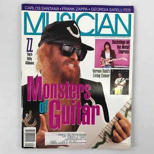 Musician Magazine September 1988 Subscription Edition Cover: Billy Gibbons - Picture 1 of 2
