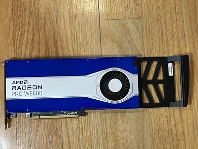 New HP AMD Radeon PRO W6600 8GB GDDR6 Graphics Card. Full Height - Image 1 of 3