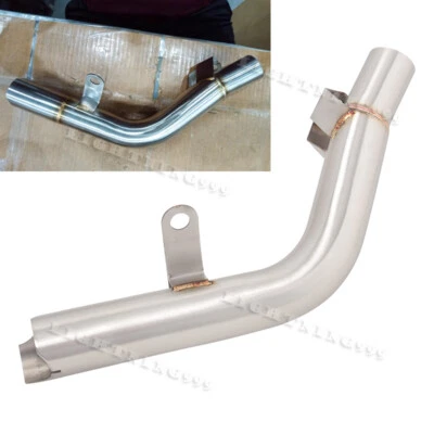 Tubo de conexión de tubo de escape de enlace medio deslizable para Suzuki GSXR600 GSXR750 2011-2023 Foto 1 de 4
