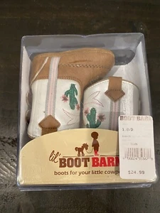 Lil Boot Barn Shyanne Infant Girls Pink Cactus Poppet Boots B10129 Size 1 - Picture 1 of 9