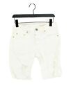 AllSaints Men's Shorts W 28 in White 100% Cotton Chino