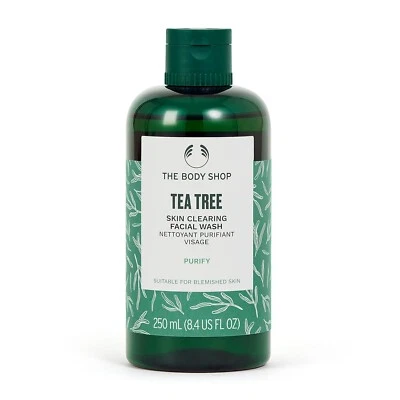 The Body Shop Vegan Tea Tree Facial Wash, 250 ML - For Oily, Blemished Skin - Image 1 of 4