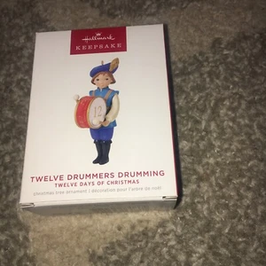 New in Box 2022 Hallmark Keepsake Ornament Twelve Drummers Drumming - Picture 1 of 2