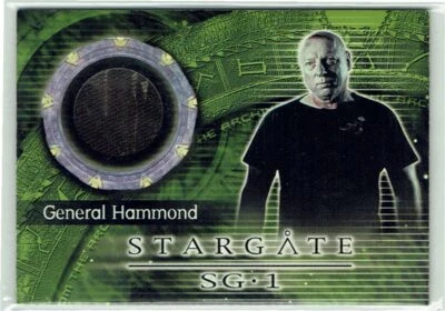 Stargate SG-1Season 4 Costume Relic Card C6 Don S. Davis as General Hammond  - Image 1 of 2