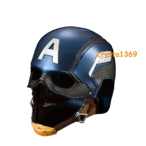 US SHIP! Marvel Captain America Helmet 1/1 Wearable Mask Collection Cosplay Prop - Picture 1 of 14