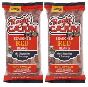Ragin Cajun Seasoned Red Beans 2 Pack - Picture 1 of 2