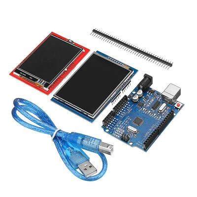 UNO R3 board + 2.8TFT + 2.4TFT LCD Touch Screen Display Module Kit For Arduino - Image 1 of 4
