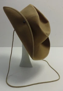 Sombrero Crambes Camarga Beige Claro Marrón Pequeño Safari Unisex Adultos Ala a Presión - Imagen 1 de 13