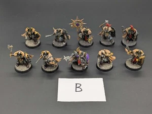 well painted warhammer AOS slaves to darkness Chaos Warriors lot B - Picture 1 of 9