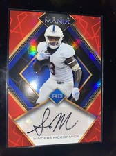Sincere McCormick 2022 Wild Card Auto Mania RC Ruby Diamond #AM-D97 Raiders HOT