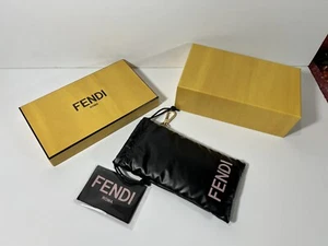 FENDI ROMA SUNGLASSES Case Soft Black / Pink With Box