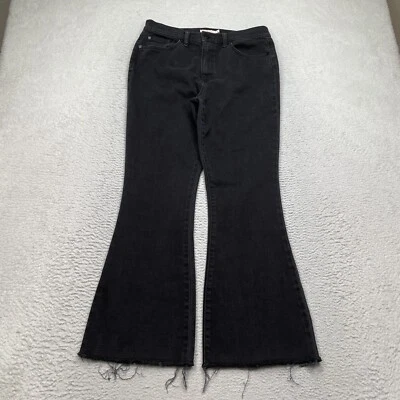 Tory Burch Flare Jeans Women's Size 30X28 Denim Cat's Meow Raw Hem - Image 1 of 4