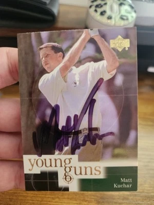 Matt Kuchar Signed 2001 Upper Deck Rookie Card Golf Auto. Autograph In Person - Image 1 of 4