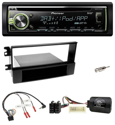 Pioneer DAB USB MP3 Lenkrad CD Autoradio für Kia Sportage II 2005-2008 schwarz - Bild 1 von 4