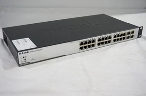 D-Link Web Smart Switch (DGS-1224TP) 24-Port Gigabit PoE Switch with 4 SFP Slots - Picture 1 of 2
