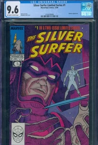 Silver Surfer Limited #1 Marvel 1988 CGC 9.6 Galactus App. Da OW a WP - Foto 1 di 2