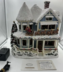 Thomas Kinkade 'Twas The Night Before Christmas Story House mit Zertifikat! - Bild 1 von 14