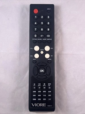 Mando a distancia original Viore RC3011V LED19VH65D LED24VF65D LE24VF25D Foto 1 de 4