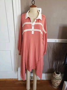 Splendido abito a maniche lunghe colore salmone di Free People!! Taglia Media!! - Foto 1 di 8