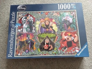 Disney Wicked Women Villains 1000-Piece Jigsaw Puzzle Ravensburger - Picture 1 of 2