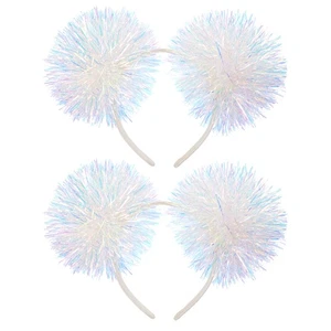 2 PIEZAS Diadema Infantil Festival Accesorio para Cabello Pom Prendas para la Cabeza Pompones - Imagen 1 de 12