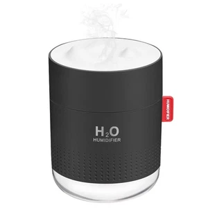 Portable Mini Humidifier, 500ml Small Cool Mist Humidifier, USB Personal Desktop - Picture 1 of 7