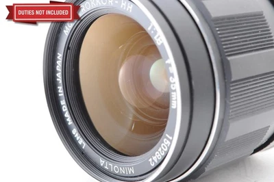 [Casi COMO NUEVO] Lente gran angular Minolta MC W.Rokkor-HH 35mm f/1.8 de JAPÓN - Imagen 1 de 4