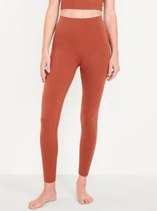 Women’s Old Navy High-Waisted StudioSmooth 7/8 Leggings Cherry Birch Small - Picture 1 of 4