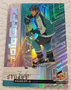 Brad Stuart #50 1999 Upper Deck HoloGrFX San Jose Sharks Hockey Card NHL - Picture 1 of 2