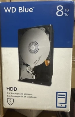 Western Digital WD80EAZZ Blue 8TB 5640 RPM 128MB Cache SATA 6.0GBs 3.5 in. In... - Image 1 of 2