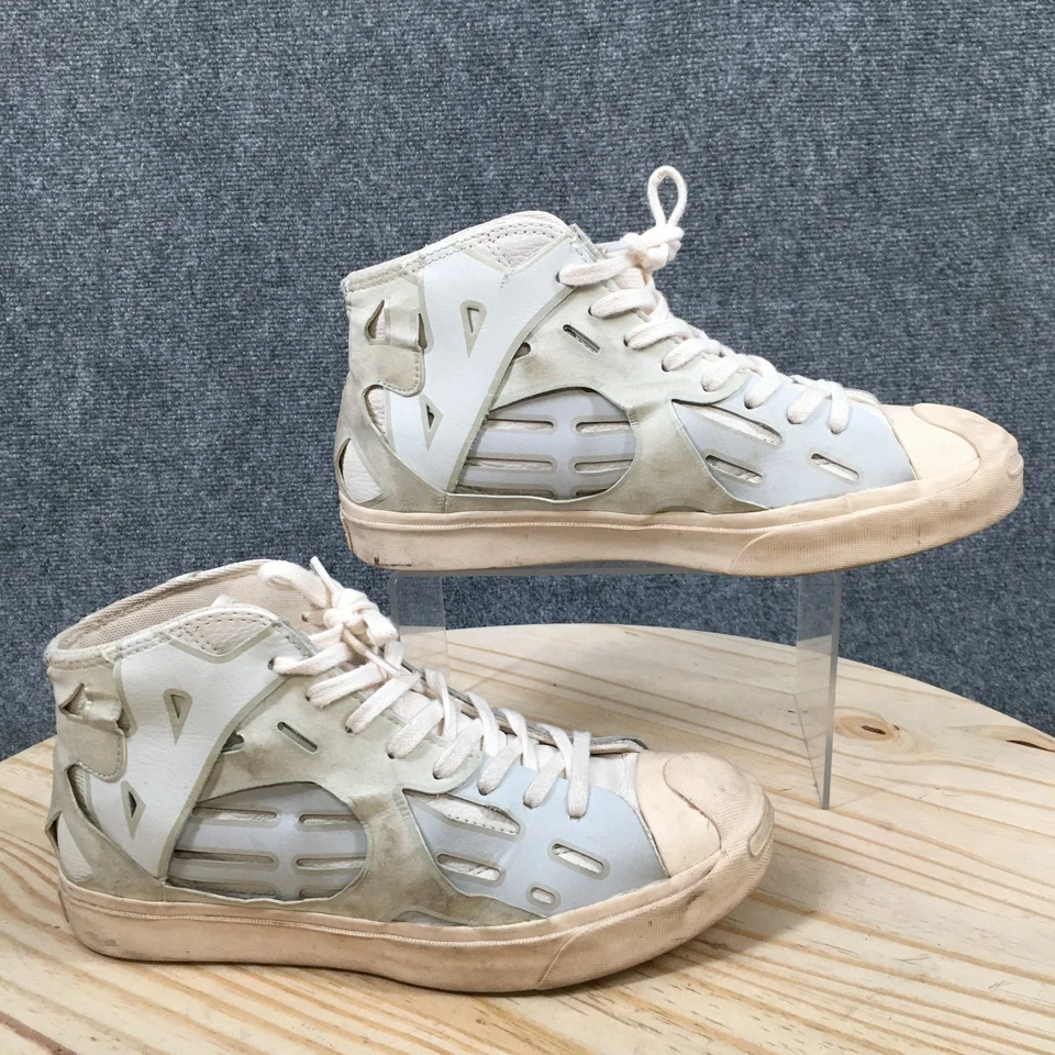 Zapatillas Converse Feng Chen Wang para mujer 8,5 Jack Purcell Hi cuero azul 169009C Foto 1 de 4