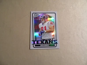Topps DDP Owen Daniels 2007 refractor #81/20 de 125 producidos/envío gratuito a EE. UU. - Imagen 1 de 2