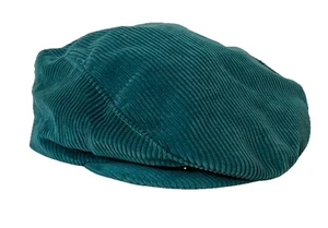 De Colección Años 70 Pana Verde Cabbie Newsboy Gorra Snap Bill Hippie Boho Hecha Talla M - 8 - Imagen 1 de 14
