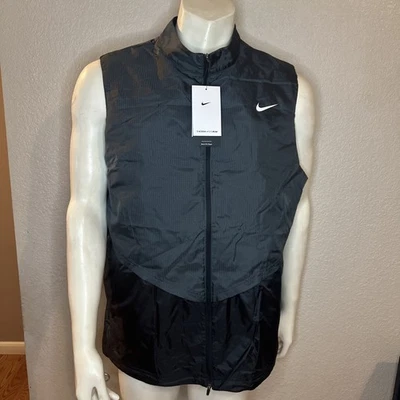 Nike Golf Vest Therma-FIT ADV Down Fill Repel Black FQ0447-010 Mens XL - Image 1 of 4