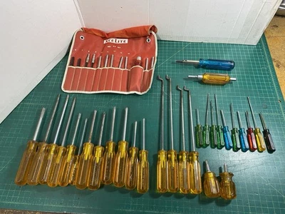Vintage Xcelite Vaco Specialty Screwdriver Lot USA 🇺🇸 + Hunter Pocket Socket - Image 1 of 4